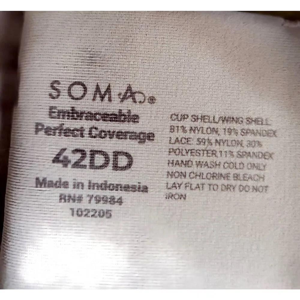 Soma 42DD bra